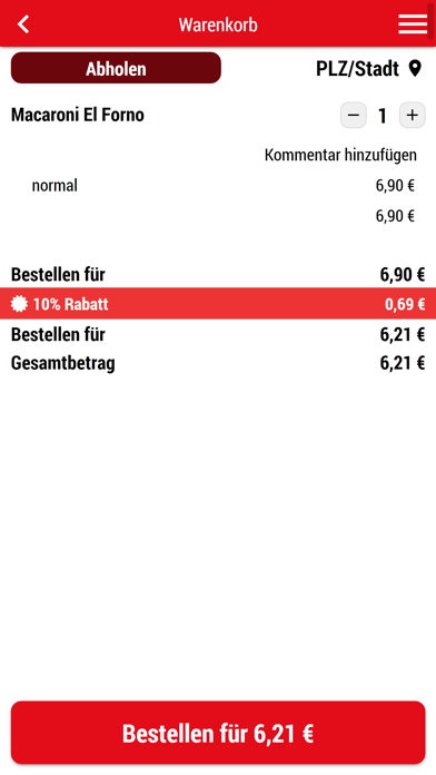 Pizza Haus Buxtehude Screenshot