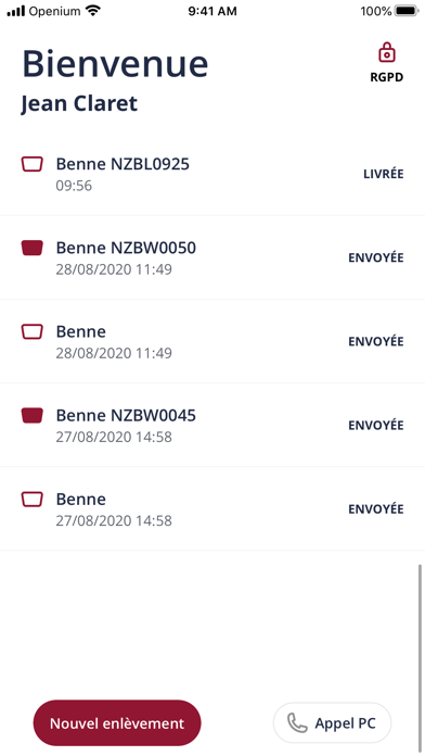 Screenshot #1 pour NaviBennes