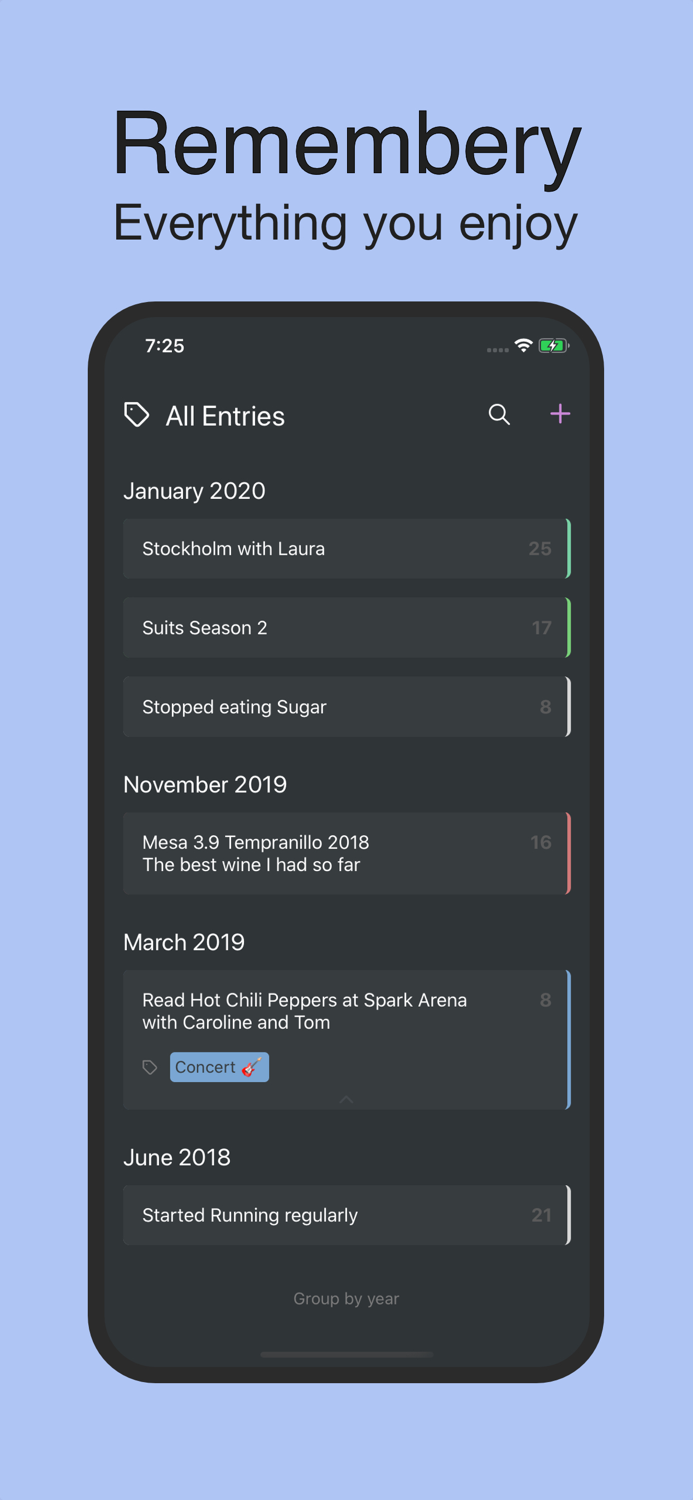 Remembery - Memory Journal