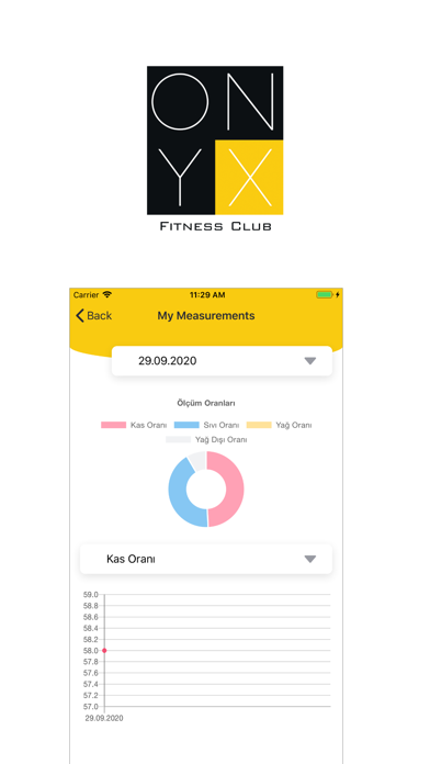 Onyx Club Fitness Screenshot