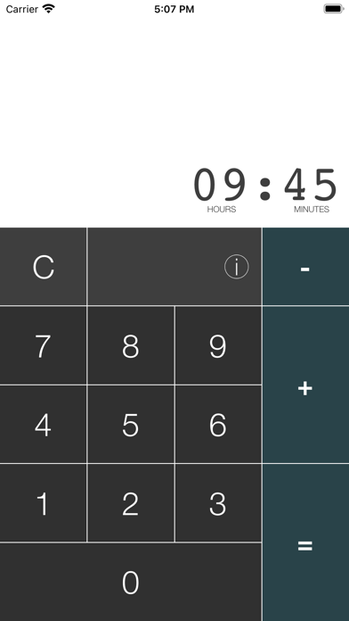 Log Hours Screenshot