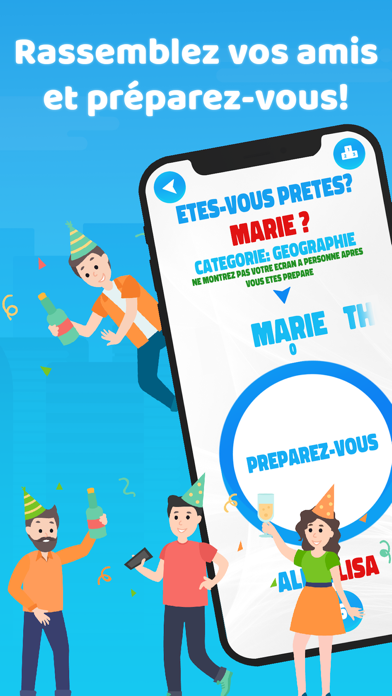 Screenshot #1 pour ALLY: Amusant Social Charades