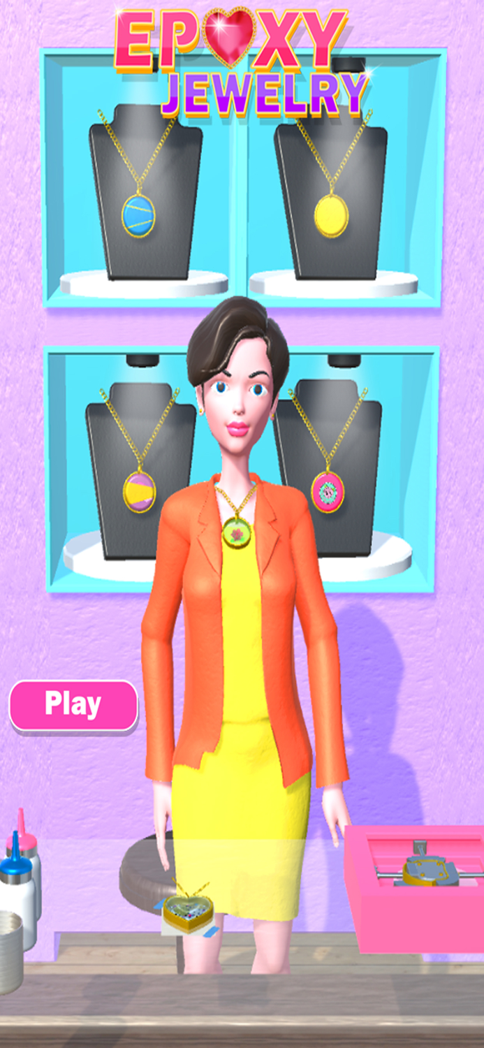 Epoxy Jewelry Resin Art 3D