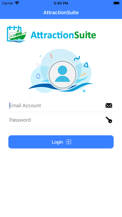 AttractionSuite Check-In App Screenshot