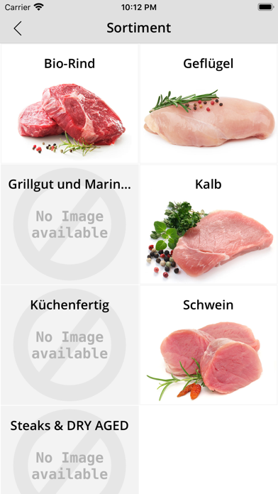 Metzgerei Meyer Bestell App Screenshot