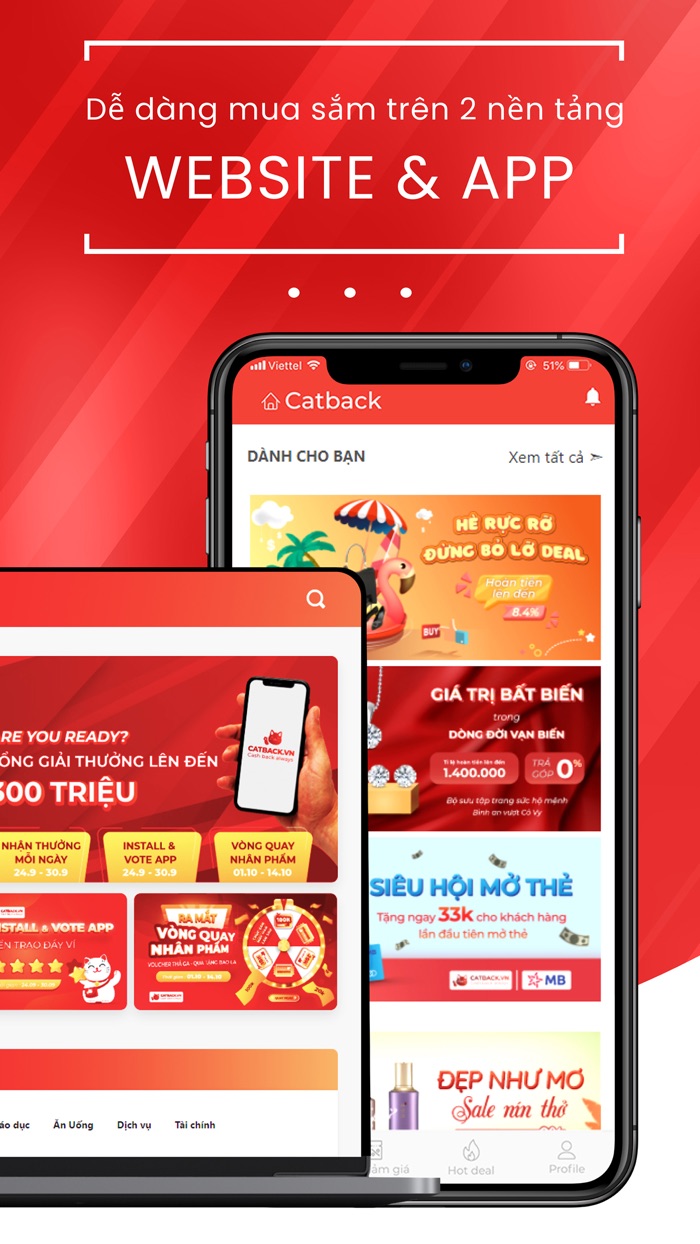 Catback - Hoàn tiền  Săn sale