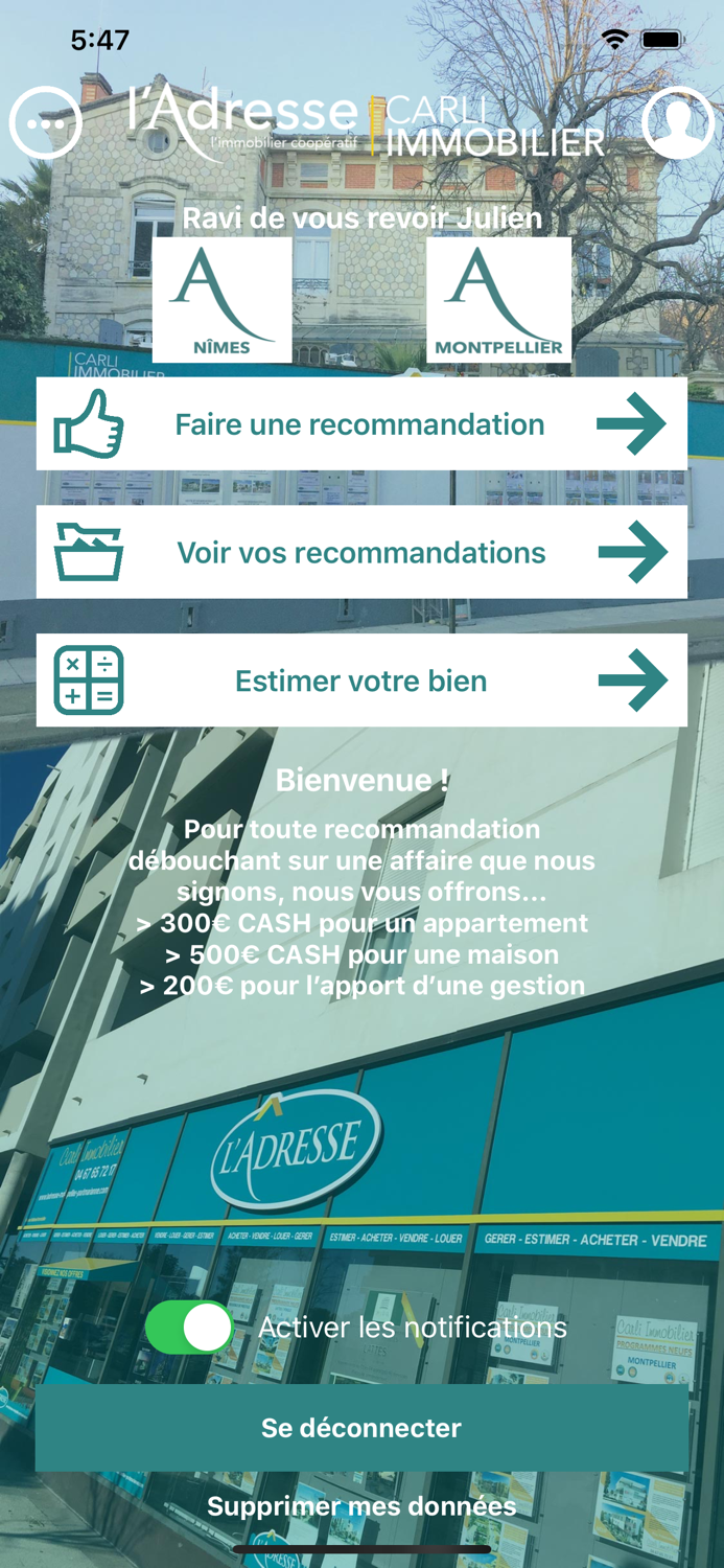 LAdresse Carli Immobilier