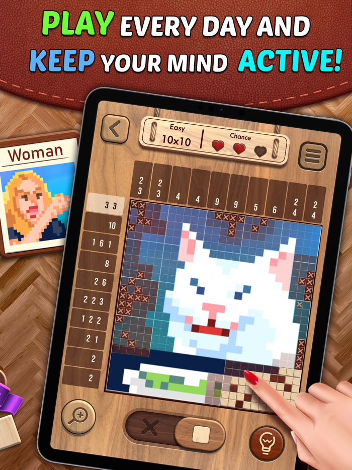 Nonogram  Wood Picture Cross