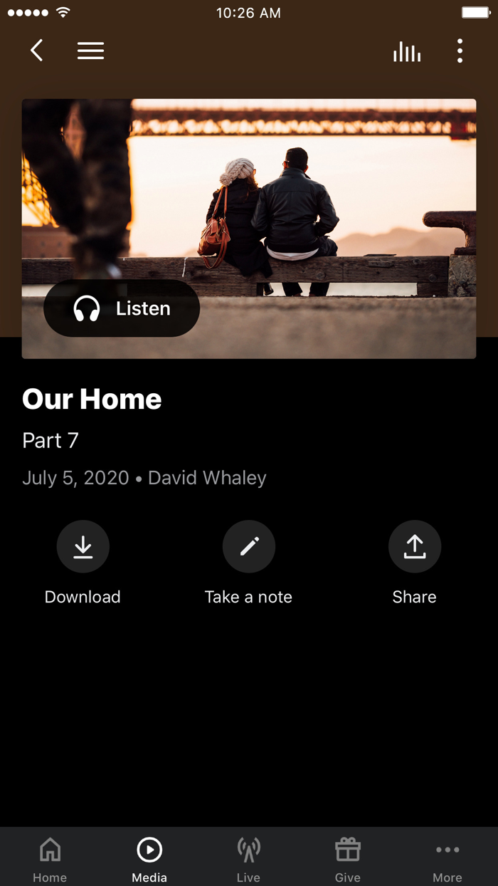 Harvest Life Church App