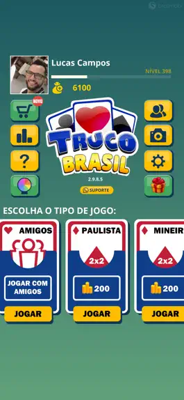 Game screenshot Truco Brasil - Truco online mod apk