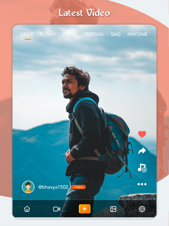 Video Status - Share Story iPad screenshot 4 - Photo & Video app