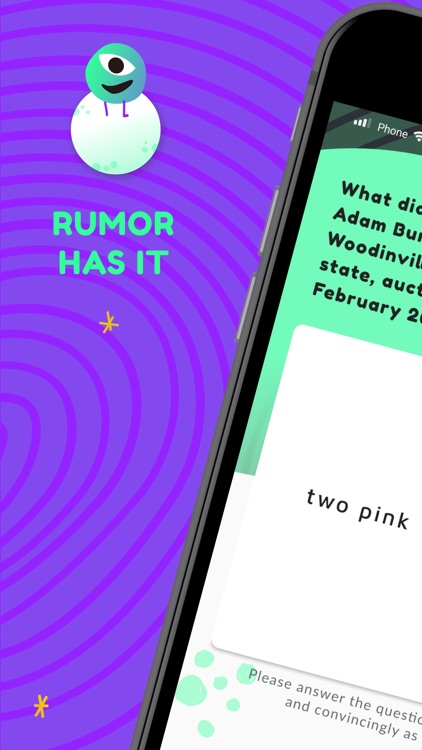 Rumor has it - A creative game