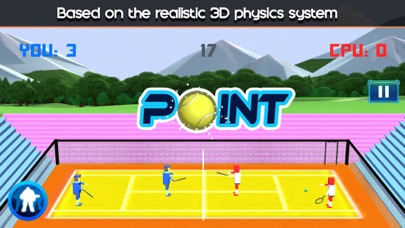 Screenshot #1 pour Tennis Physics 3D Soccer Smash