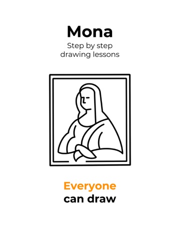 Mona - How to drawのおすすめ画像1