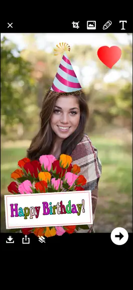 Game screenshot Happy Bday Card apk