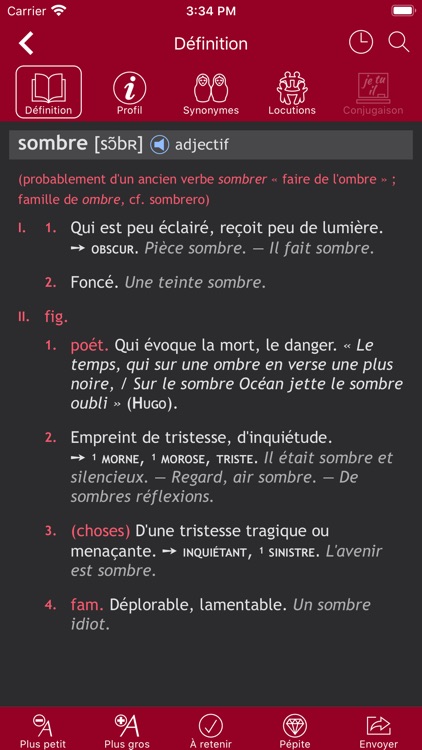 Dictionnaire Le Robert Mobile