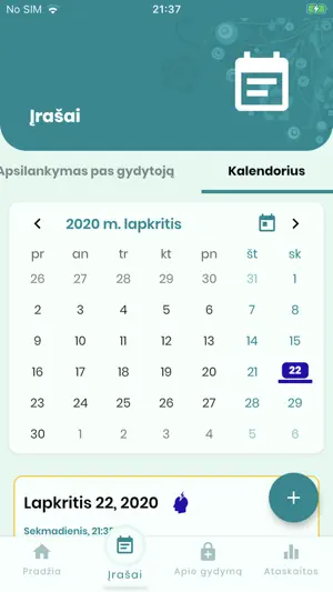Migrenos kompasas screenshot 2