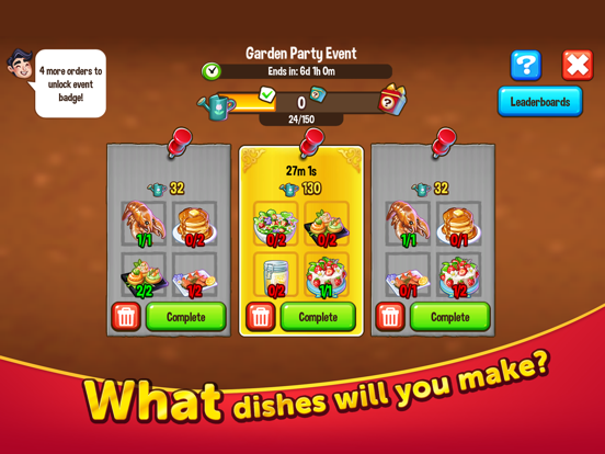 Food Street – Restaurant Game iPad app afbeelding 2