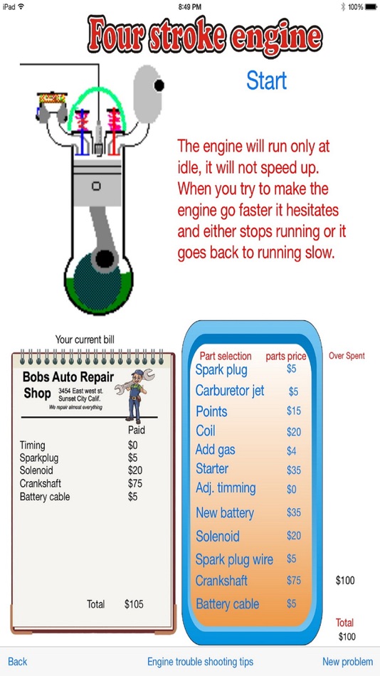 #5. Auto Mechanic Bob - Engines (iOS) 由: MICOM Software