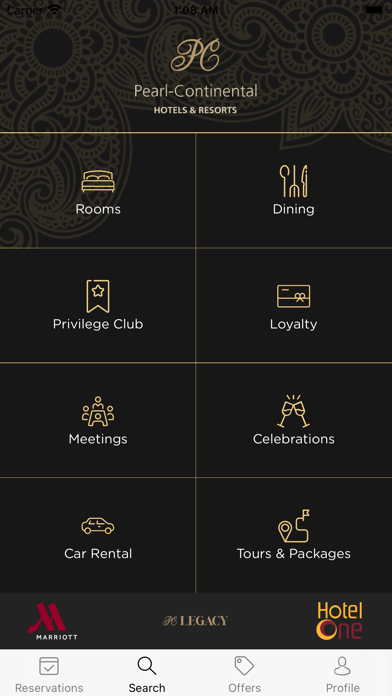 PC - Pearl Continental Hotels Screenshot