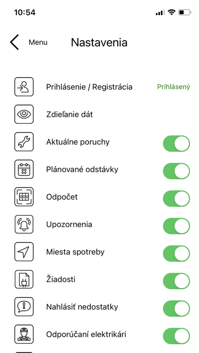 Západoslovenská distribučná Screenshot