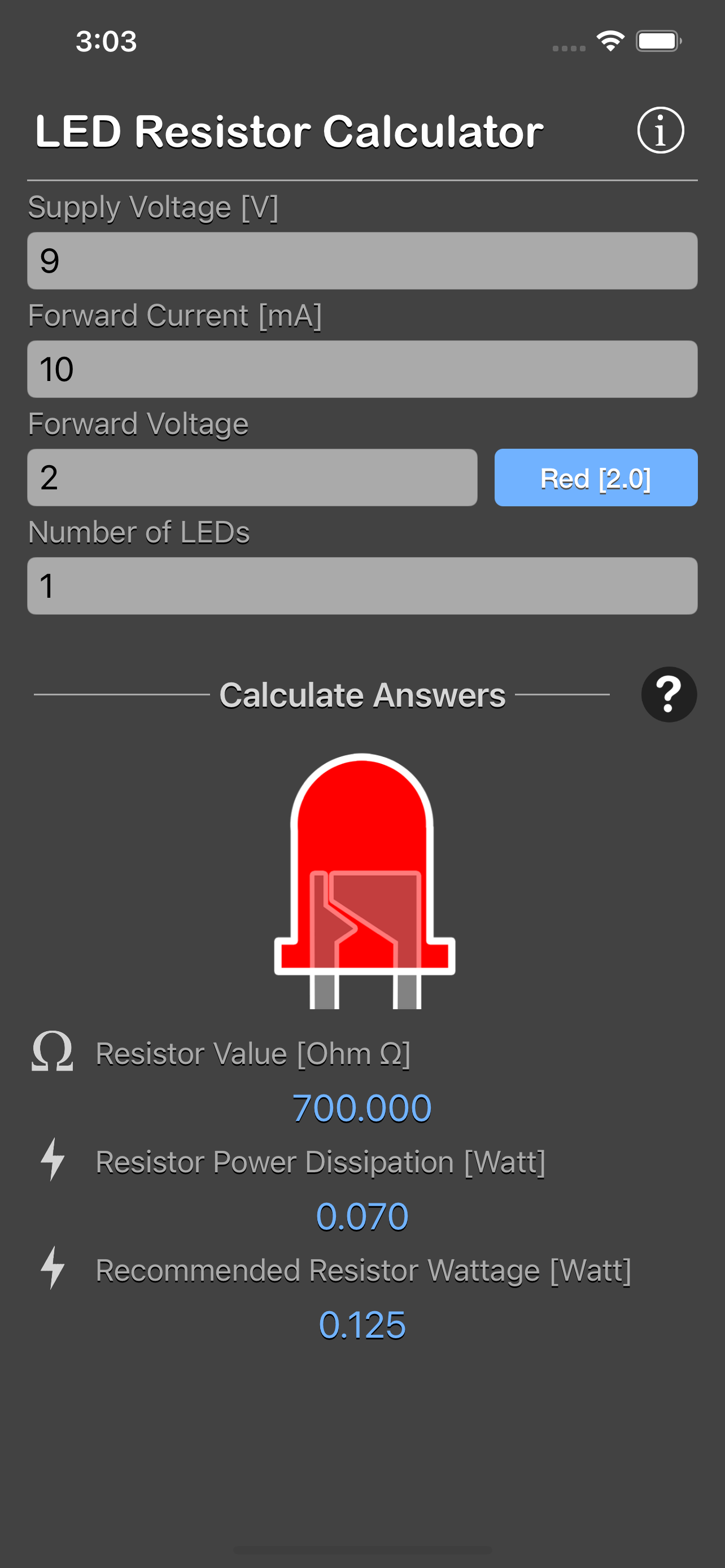 LED Resistor Calculator Plus