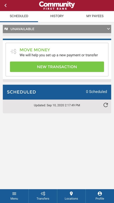Community First Bank Nebraska Screenshot