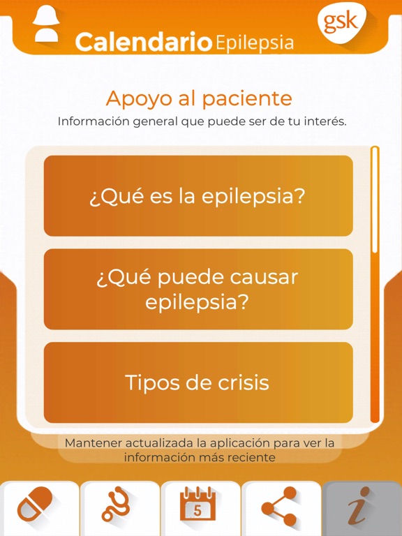 Screenshot #5 pour GSK Mi Epilepsia