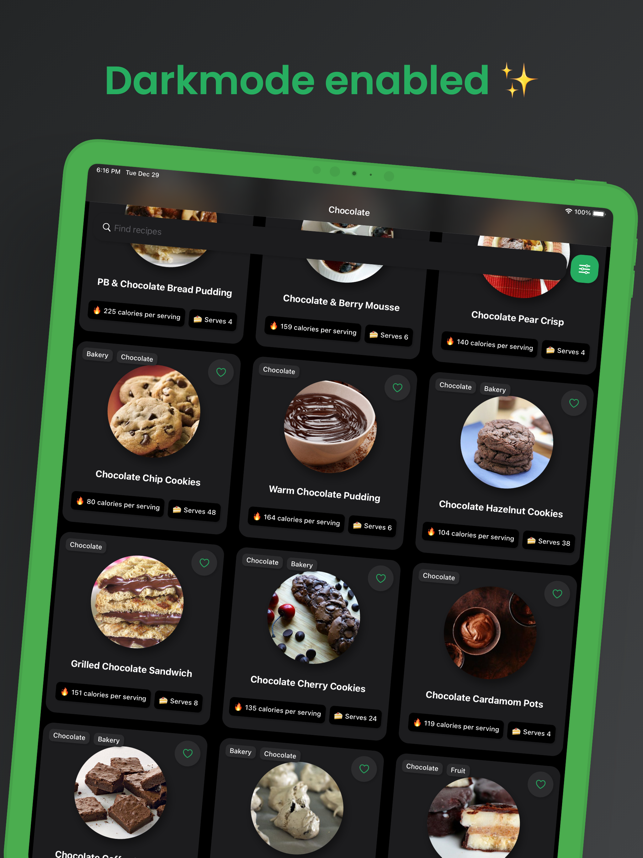 ‎Healthy Dessert Recipes Screenshot