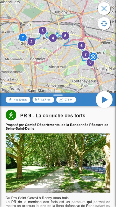 Screenshot #3 pour Seine-Saint-Denis: Les chemins