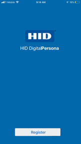 DigitalPersona screenshot