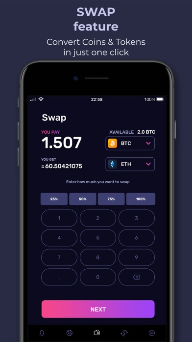 free crypto wallet app