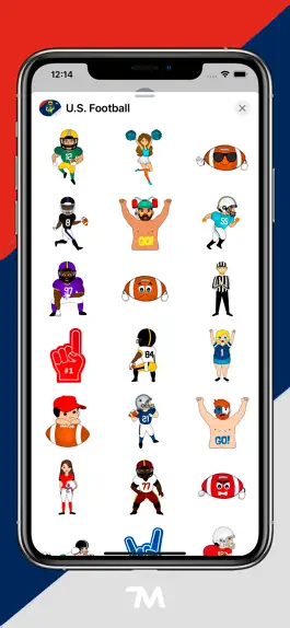 Game screenshot U.S. Football Stickers apk