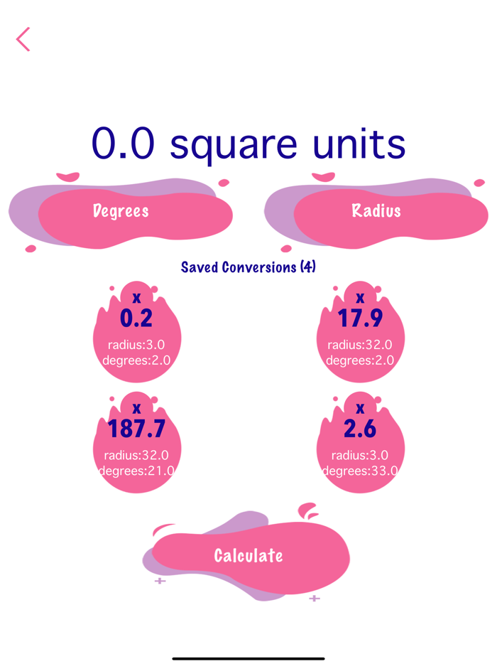 Area Of Sector Calculator