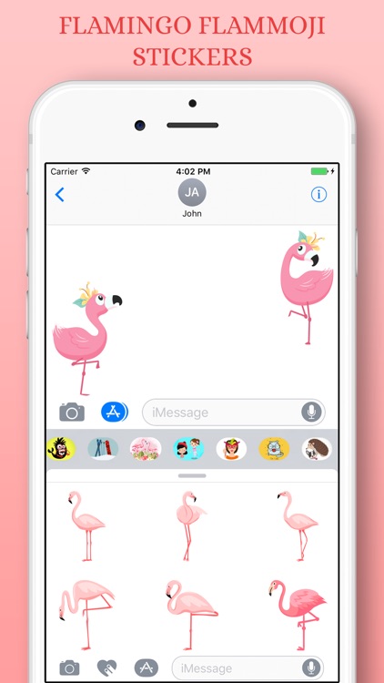Flamingo FlamMoji Stickers screenshot-3