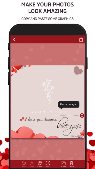 Screenshot #1 pour Love Greeting Cards Maker