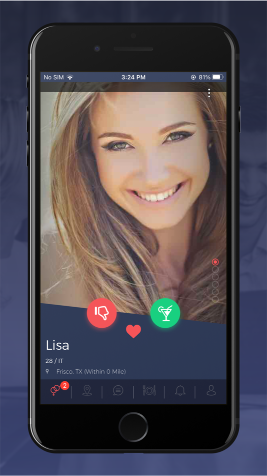 #3. LIVE AFTER 5 - Dating (iOS) بواسطة: One-Comm Technologies, Inc.