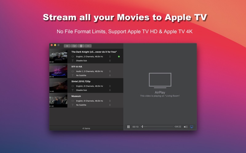 Screenshot #2 pour ATVStreamer - for Apple TV