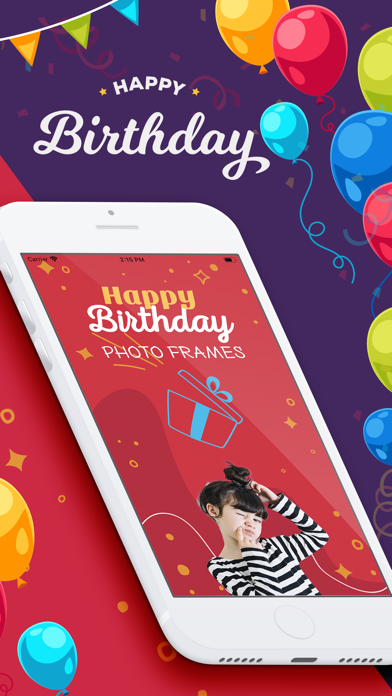 How to cancel & delete Happy Birthday Photo Frames Maker from iphone & ipad 1