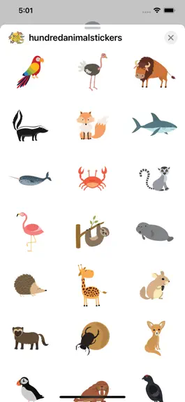 Game screenshot 100 Animal Stickers mod apk