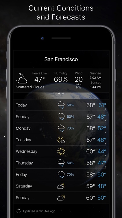 Living Earth - Clock & Weather