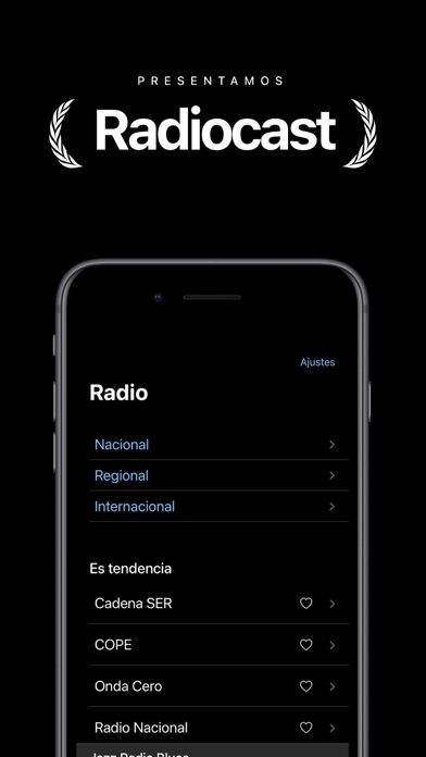 Radiocast - Radio FM España Screenshot