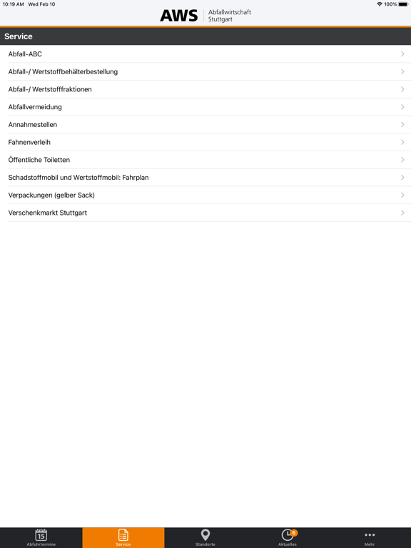 Screenshot #6 pour Abfallwirtschaft Stuttgart