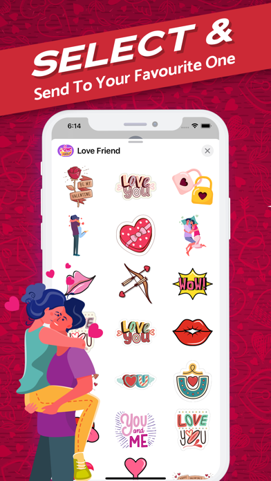Love Friends Forever Stickers Screenshot