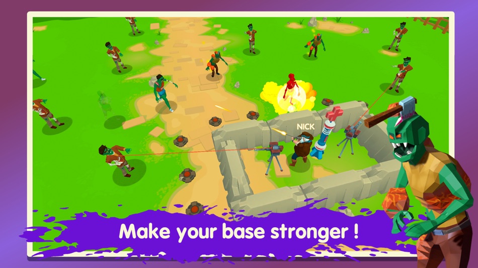 #2. Two Guys And Zombies 3D (iOS) 由: Evgeny Vedernikov