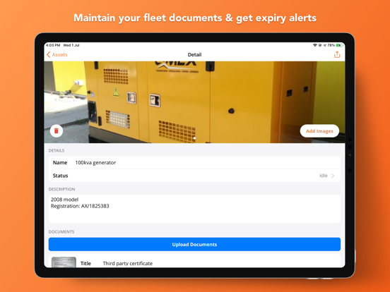 RentBook iPad screenshot 5 - Productivity app