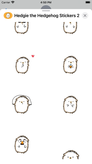 Hedgie the Hedgehog Stickers 2 Screenshot