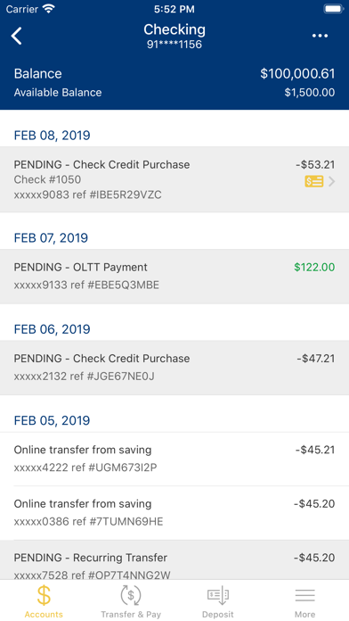Naheola CU Mobile Banking Screenshot