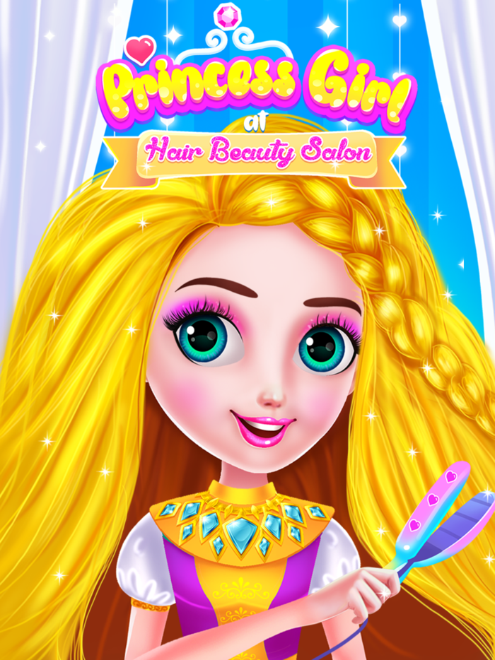 Girl At Hair Beauty Salon