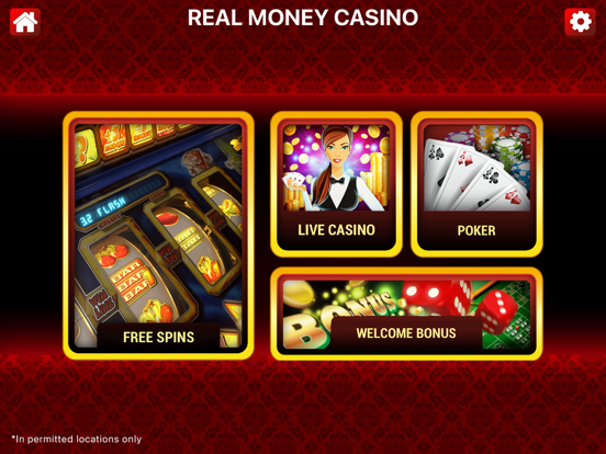 Real Casino: Play for Real iPad app afbeelding 1